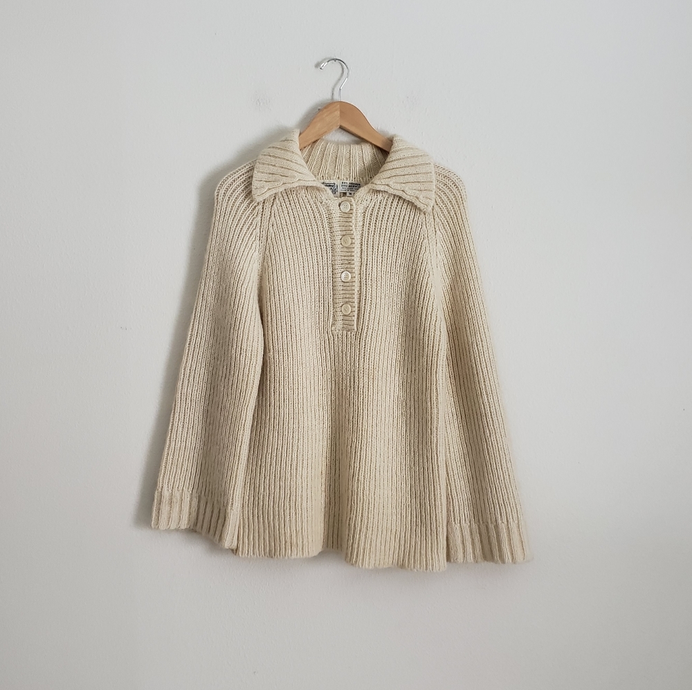 Vintage Porterhouse Collared Flare Sleeve Sweater